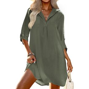 AI'MAGE Bathing Suit Cover Up for Women Swimsuit Coverup Shirt Summer Swimwear Bikini Beach Essentials S-3XL