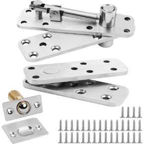 TamBee Hidden Door Hinge Heavy Duty Pivot Door Hardware Hidden Door Hinge for Secret Door Hidden Door Hardware for Secret Door Bookshelf Hidden Door Kit Hidden Bookcase Door Hinges