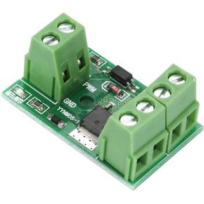 MOSFET Driver Module, High Power MOS FET Driver Module, PWM Control, 3-20V to 3.7-27VDC, 10A, with Indicator Light, for Controlling Power, Controls