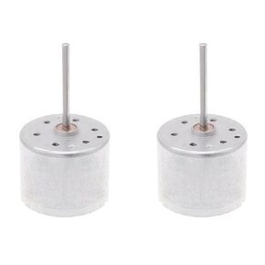 2Pcs DC Motor RF-310T-11400 Electric Motor Fan Motor Micro Mini Motor 22mm Long Shaft DIY Mini Fan Motor