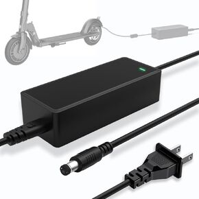 42V 2A Electric Scooter Charger for Segway Ninebot Charger Xiaomi M365, Bird, Segway Ninebot ES1 ES2 ES4 E22, Lime, Lime-S, Skip, Spin, Power Charger for 36V Li-ion Battery