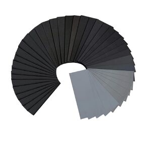 Automotive Sand Paper Kit,100 Pcs Wet Dry Sandpaper Assortment 80 to 5000 Grit Sanding Sheets for Car Paint Wood Furniture Metal Drywall Sanding Polishing,9 X 3.6 Inch