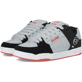 Globe Men's Tilt Skate Shoe, Steel/Black, 9
