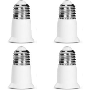 E26 Socket Extender, E26 to E26 Light Socket Extender, 3CM/1.2 Inch Light Socket Extension, 12-Pack