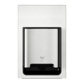 Tork Matic Hand Towel Roll Dispenser, Recessed, Stainless Steel, Image, H1, One-at-a-Time dispensing, 461022