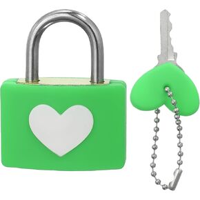 PATIKIL Love Locks Heart Padlock with Key Set, Love Couple Lock Wish Lock Romantic Heart Lock for Lovers Lock Bridge Wedding Anniversary Travel Present, Red in Kuwait