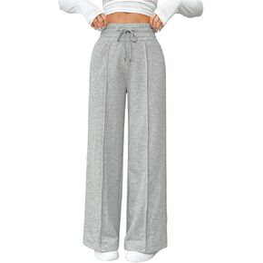 GORGLITTER Women's Wide Leg Y2k Sweatpants Seam High Waisted Baggy Track Pants