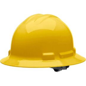 Malta Dynamics Made in US Full Brim Hard Hat, OSHA/ANSI Compliant