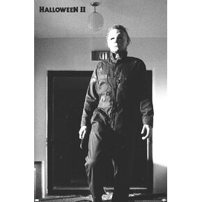 Trends International Halloween II - Michael Hallway Wall Poster, 22.37" x 34.00", Unframed Version
