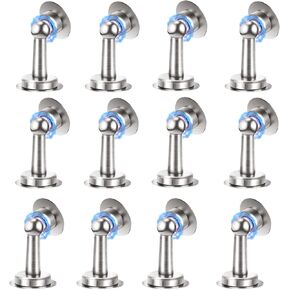 12 Pack Door Stopper Magnetic, COCIVIVRE Magnet Door Stop Stainless Steel, with Double-Sided Adhesive Tape for Wall and Floor Mounting Hold Your Door Open