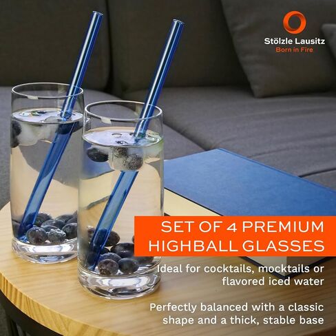 Stölzle Lausitz Set of 4 Glass Champagne Flutes (EXPERIENCE). Dishwasher Safe, Lead-Free Crystal Champagne Glasses (6.5Fl oz). Break-Resistant Mimosa Glasses, Mimosa Flutes - Genuine Stölzle Glassware in Saudi Arabia