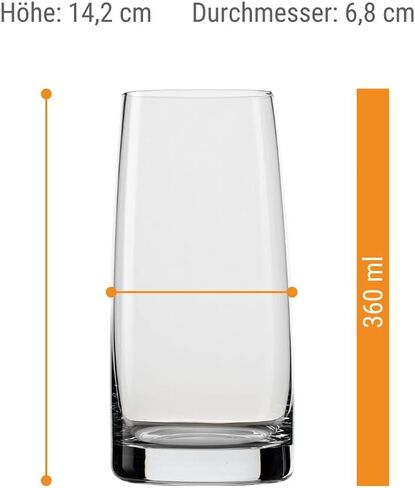 Stölzle Lausitz Set of 4 Glass Champagne Flutes (EXPERIENCE). Dishwasher Safe, Lead-Free Crystal Champagne Glasses (6.5Fl oz). Break-Resistant Mimosa Glasses, Mimosa Flutes - Genuine Stölzle Glassware in Saudi Arabia