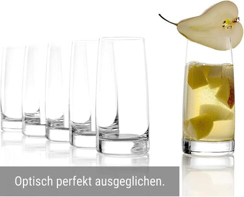 Stölzle Lausitz Set of 4 Glass Champagne Flutes (EXPERIENCE). Dishwasher Safe, Lead-Free Crystal Champagne Glasses (6.5Fl oz). Break-Resistant Mimosa Glasses, Mimosa Flutes - Genuine Stölzle Glassware in Saudi Arabia