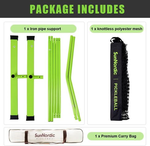 13FT Portable Pickleball Net System, Family Practice Pickleball Polyester Net with Weather Resistant Metal Frame & Carrying Bag, Pickle Ball Net for All Weather Conditions Outdoor & Indoor in Saudi Arabia