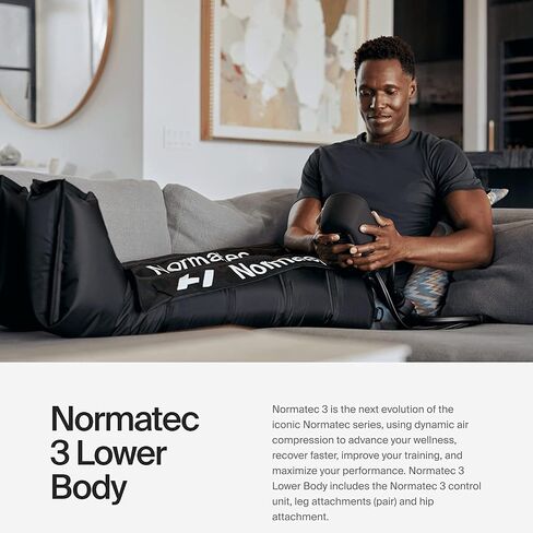 Normatec 3 - Recovery System with Patented Dynamic Compression Massage Technology (Normatec 3 Full Body (Standard Legs + HIPS + Arms) FSA-HSA Approved in Saudi Arabia