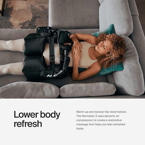 Normatec 3 - Recovery System with Patented Dynamic Compression Massage Technology (Normatec 3 Full Body (Standard Legs + HIPS + Arms) FSA-HSA Approved in Saudi Arabia