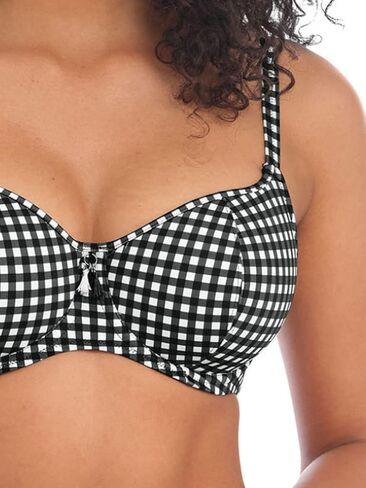 Freya Women's Check in Underwire Sweetheart Bikini Top in Saudi Arabia