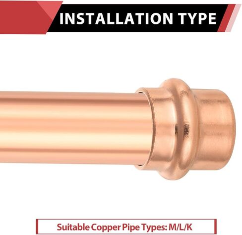 (Pack of 10) EFIELD 1/2-inch Copper Press Fit End Cap (Plug) Plumbing Fittings, LBP Design in Kuwait