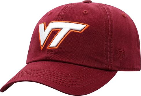 قبعة رجالية من Top of the World Virginia Tech Hokies مريحة وقابلة للتعديل، لون الفريق الأساسي، قابلة للتعديل in Kuwait