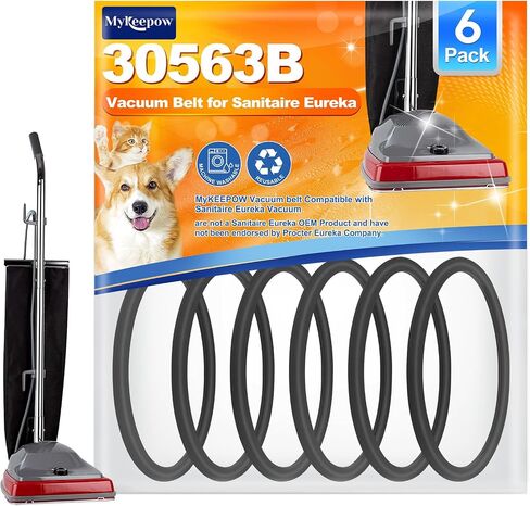 2 Pack Vacuum Belts for Sanitaire Commercial Upright SC679, Round Belt for Eureka Vacuum Cleaner,Replace Parts 30563B, 30563A in Saudi Arabia