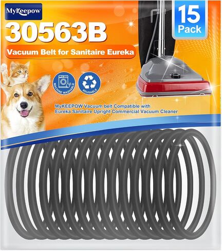 2 Pack Vacuum Belts for Sanitaire Commercial Upright SC679, Round Belt for Eureka Vacuum Cleaner,Replace Parts 30563B, 30563A in Saudi Arabia