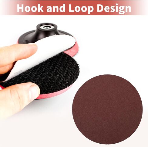 ACROPIX 8 Inch Sanding Discs Round Hook and Loop Sandpaper 40 Grits - 15 PCS in Saudi Arabia