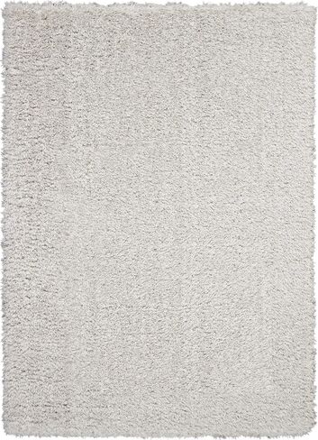 Nourison Ultra Plush Shag Solid Light Grey 9' x 12' Area -Rug, Easy -Cleaning, Non Shedding, Bed Room, Living Room, Dining Room, Kitchen (9x12) in Saudi Arabia