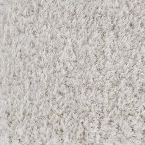 Nourison Ultra Plush Shag Solid Light Grey 9' x 12' Area -Rug, Easy -Cleaning, Non Shedding, Bed Room, Living Room, Dining Room, Kitchen (9x12) in Saudi Arabia