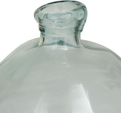 Deco 79 Recycled Glass Handmade Decorative Vase Spanish Centerpiece Vase, Flower Vase for Home Decoration 13" x 13" x 13", Blue in Saudi Arabia