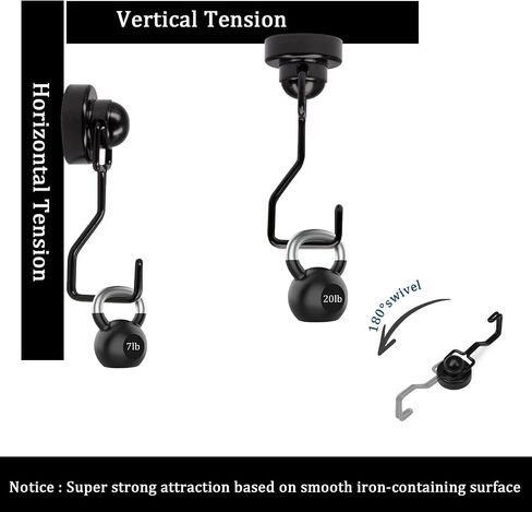 Heavy Duty Magnet Hooks for Cruise Cabin,Perfect Useful Strong Magnetic Ceiling Hooks,Magnetic Hanger for Cabins,Fridge,Grill(Pack of 10) in Saudi Arabia