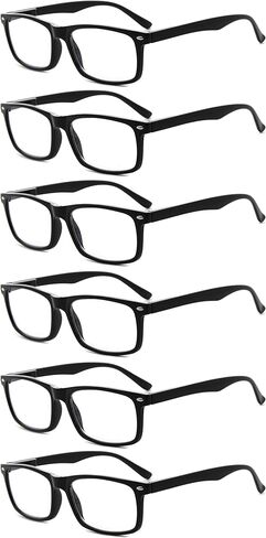 Eyekepper 10 عبوات من نظارات القراءة بمفصلات زنبركية وأذرع مطبوعة من الخشب المحبب تتضمن 2 نظارات شمسية للقراءة +1.75 in Kuwait