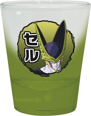 ABYSTYLE Dragon Ball Z Kakarot Villans 4 Shot Glasses 1.5 Oz. Featuring Buu, Cell, Frieza, and Vegeta DBZ Anime Manga Drinkware Home Essentials Gift in Saudi Arabia