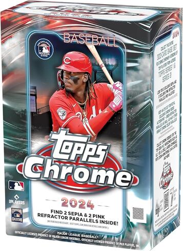 2024 Topps صندوق مكبر البيسبول الكروم، متوسط in Saudi Arabia