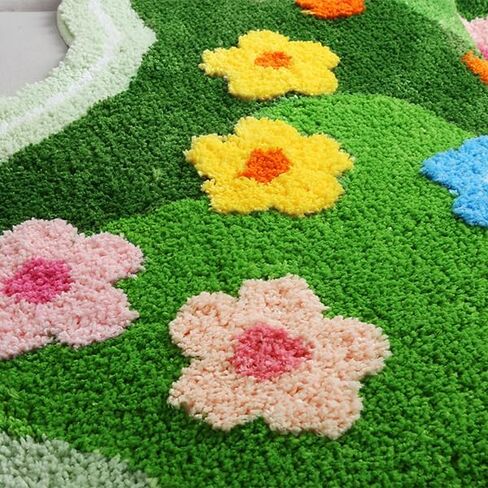 Moss Rug, Cute Moss Carpet, Washable and Soft Moss Rugs for Bedroom, Absorbent and Non-Slip Moss Bathroom Rug for Bedroom, Living Room, Bathroom in Saudi Arabia