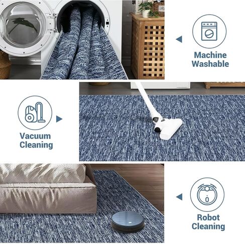 Christmas Area Rug 5x7 Washable, Ultra-Thin Soft Modern Contemporary Indoor Rug for Bedroom Living Room or Dining Room, Non-Slip Throw Rug Foldable Carpet for Office Playroom, Red/Black in Kuwait