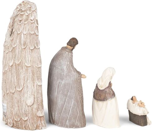 Roman 133532 Nesting Holy Family مع مجموعة ألوان Angel Plum مكونة من 4 قطع، 11 بوصة، متعدد الألوان in Kuwait