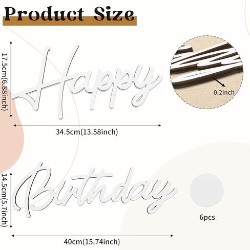 Happy Birthday Wooden Sign for Backdrop Gold Cutout Letters Plaque Happy Birthday Letters Sign for Balloon Arch Backdrop Birthday Party Baby Shower Photography Background Decorations - Gold in Saudi Arabia