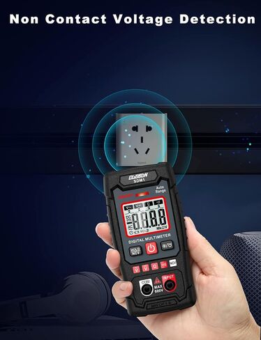 مقياس رقمي متعدد النطاق تلقائيًا مع اختبار أوم الجهد الكهربي للتيار المتردد/المستمر، وشاشة LCD بإضاءة خلفية، ووظيفة NCV in Saudi Arabia