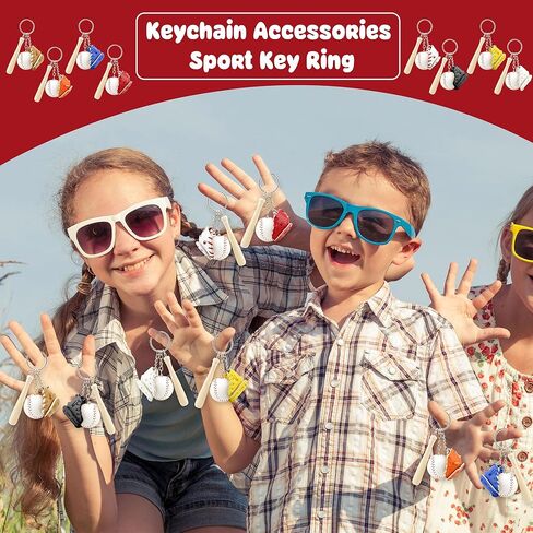 28 حزمة مضرب بيسبول سلسلة المفاتيح خشبية صغيرة مضرب بيسبول مفتاح سلسلة البيسبول قفاز البيسبول الرياضة حلقة رئيسية لهدايا عيد ميلاد الرياضيين تذكارية الرياضة صالح الطرف in Kuwait