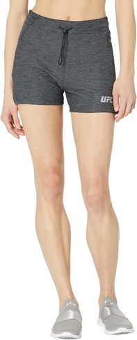 UFC® 4" Tech Workout Women’s Summer Shorts – Elasticated Waistband – Front Pockets – Blended Polyester in Kuwait