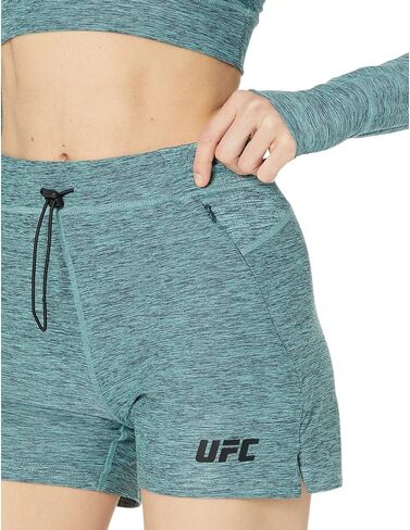 UFC® 4" Tech Workout Women’s Summer Shorts – Elasticated Waistband – Front Pockets – Blended Polyester in Kuwait