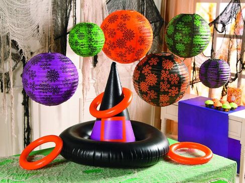INFLATABLE WITCHES HAT RING TOSS GAME - Halloween Game - 5 Pieces in Saudi Arabia