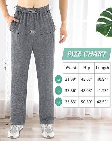 2 Pack Men's Post Surgery Pants Tear Away Basketball Sweatpants 2 Side Zippers off Full Open Sweatpant with Pockets in Kuwait