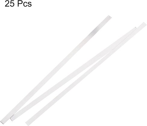 MECCANIXITY Pure Nickel Strip 0.1mm x 3mm x 100mm Battery Soldering Tab Nickel Solder Tab for Battery Pack and Spot Welding 25 Pcs in Saudi Arabia