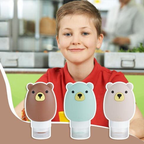 6 قطع من زجاجات تتبيلة السلطة مع فرشاة تنظيف، زجاجات صلصة محمولة وزجاجة بهارات، حاوية تتبيلة سلطة للذهاب لتناول طعام الغداء، تخزين طعام صغير مقاوم للتسرب أثناء السفر، سيليكون خالٍ من البيسفينول أ، 2.5 أونصة in Kuwait