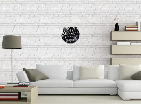 Kovides Vinyl Record Wall Clock Compatible with Aerosmith Themed Crazy Song Home Decor for Men and Woman in Saudi Arabia