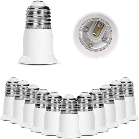 E26 Socket Extender, E26 to E26 Light Socket Extender, 3CM/1.2 Inch Light Socket Extension, 12-Pack in Kuwait