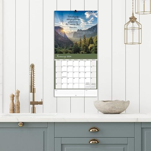 TURNER PHOTOGRAPHIC Bible Verses Photo Mini Wall Calendar (25998950001) in Saudi Arabia