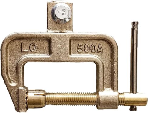 مشبك لحام أرضي من Tealover G Styles مشبك أرضي من النحاس الصلب ومقبض نحاسي، 300 أمبير in Kuwait