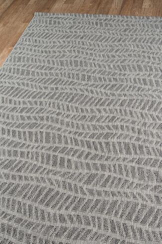 Novogratz by Momeni Villa Emilia Indoor Outdoor Area Rug, 2' X 10' Runner, Grey in Saudi Arabia